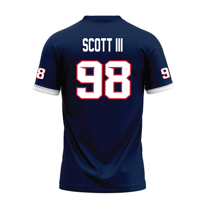 Fresno State - NCAA Football : Steven Scott III - Blue Premium Football Jersey-1