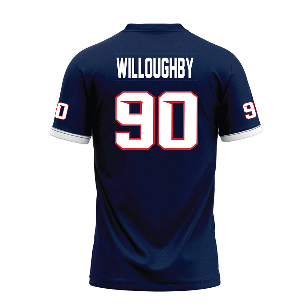 Fresno State - NCAA Football : Cooper Willoughby - Blue Premium Football Jersey-1