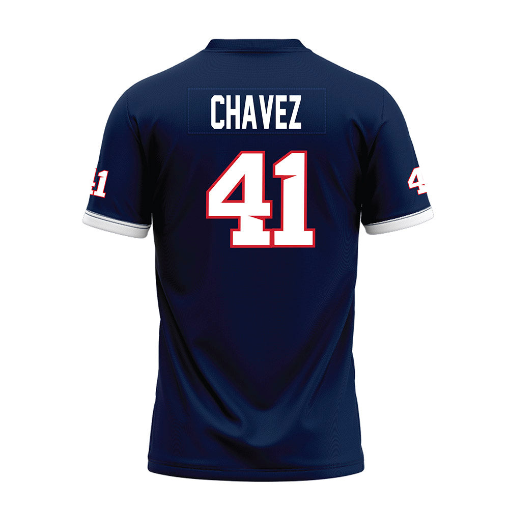 Fresno State - NCAA Football : Andrew Chavez - Blue Premium Football Jersey-1