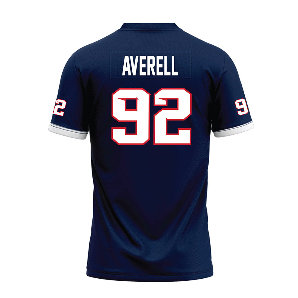 Fresno State - NCAA Football : Luke Averell - Blue Premium Football Jersey-1