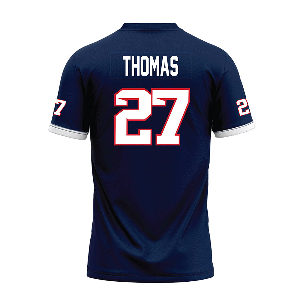 Fresno State - NCAA Football : Tariq Thomas - Blue Premium Football Jersey-1
