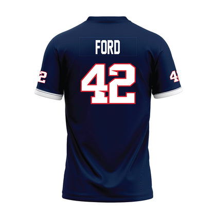 Fresno State - NCAA Football : Brayden Ford - Blue Premium Football Jersey-1