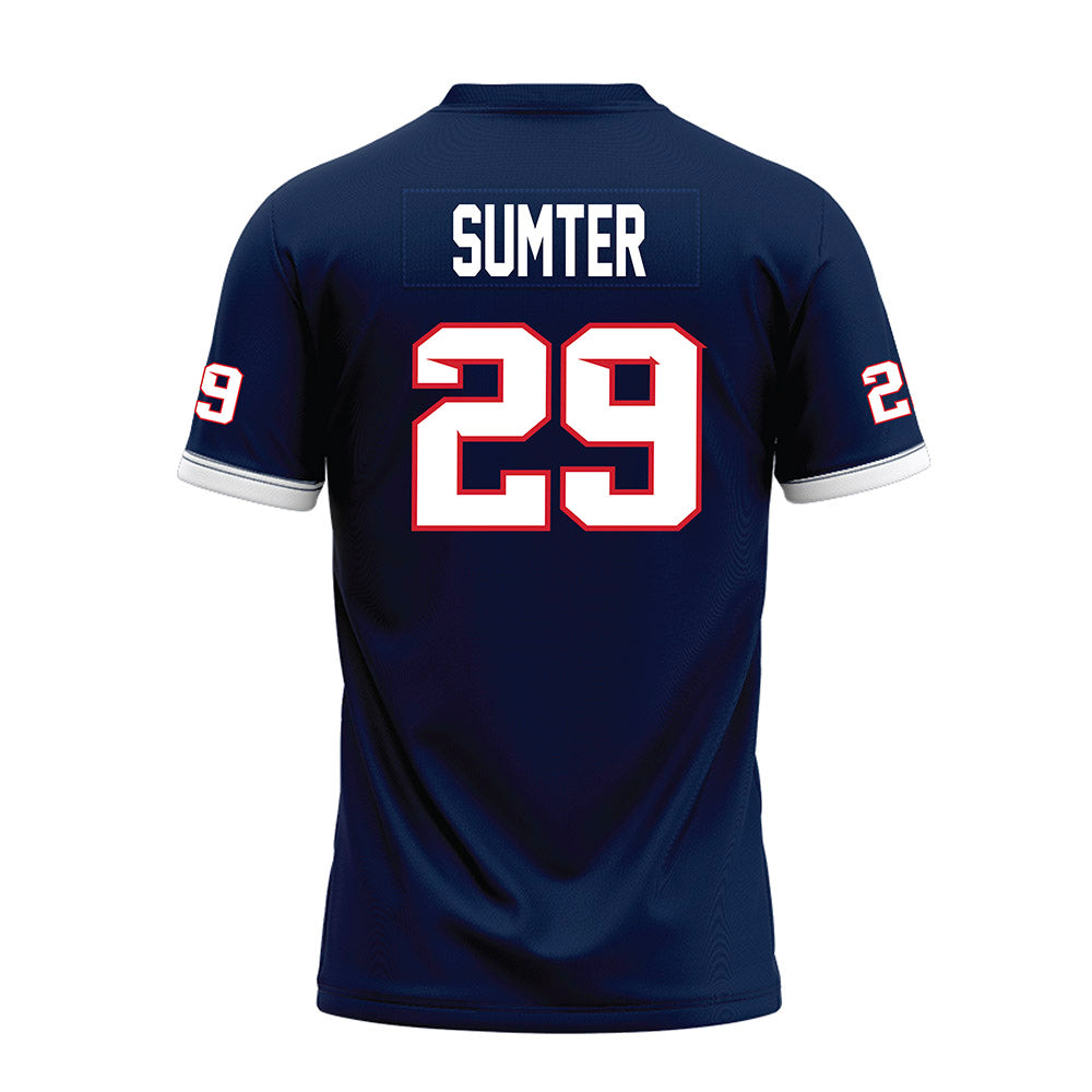 Fresno State - NCAA Football : Malakai Sumter - Blue Premium Football Jersey-1
