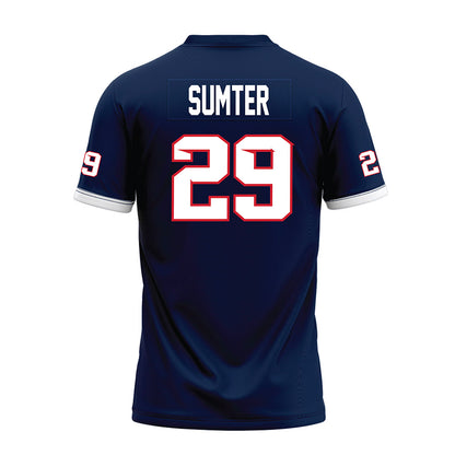 Fresno State - NCAA Football : Malakai Sumter - Blue Premium Football Jersey-1