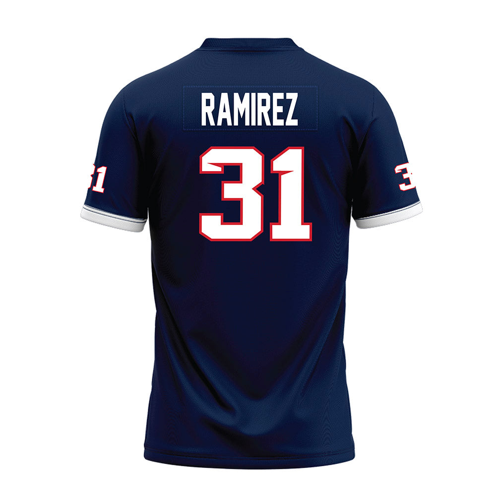 Fresno State - NCAA Football : Brandon Ramirez - Blue Premium Football Jersey-1