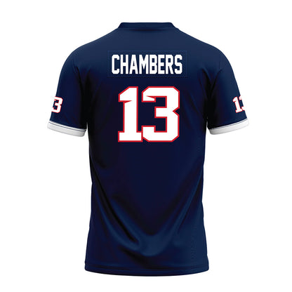 Fresno State - NCAA Football : Jacob Chambers - Blue Premium Football Jersey-1