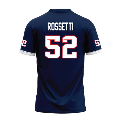 Fresno State - NCAA Football : Ethan Rossetti - Blue Premium Football Jersey-1