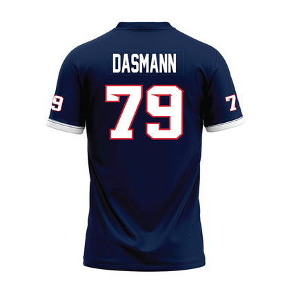 Fresno State - NCAA Football : Ethan Dasmann - Blue Premium Football Jersey-1
