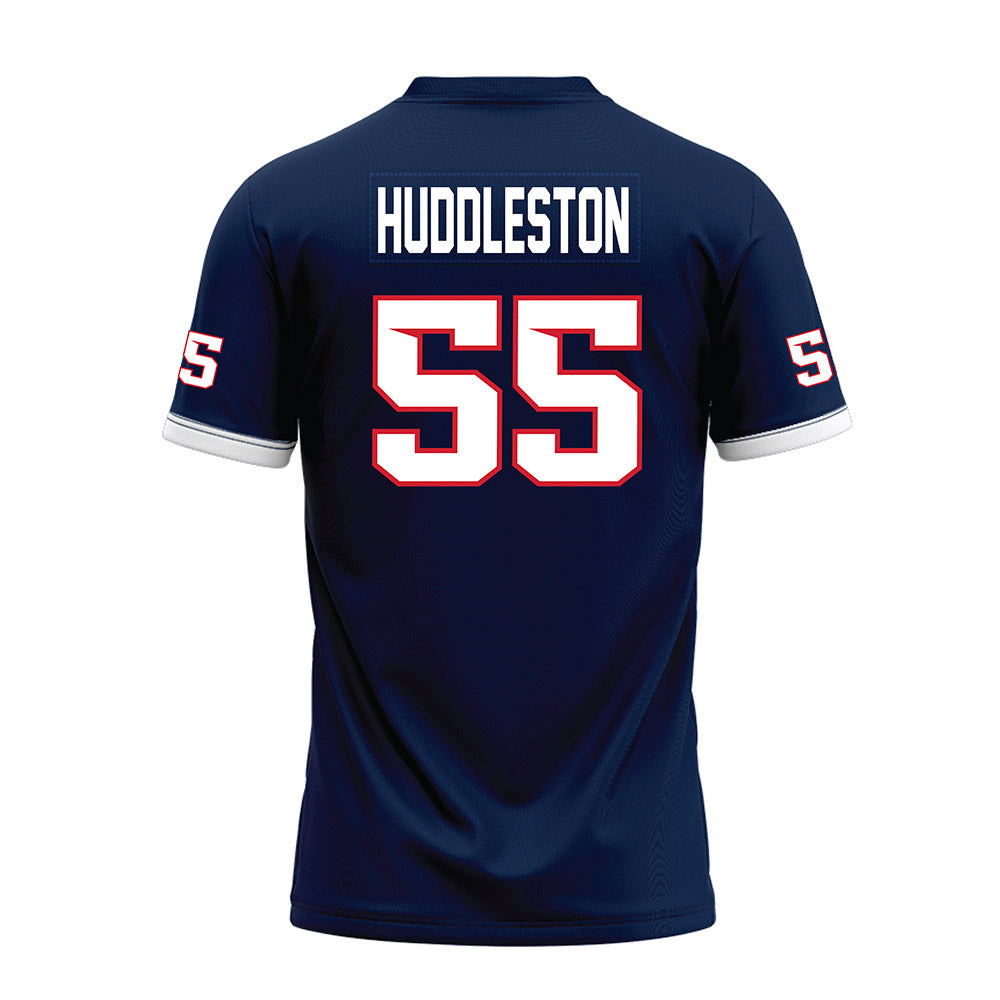 Fresno State - NCAA Football : Brendan Huddleston - Blue Premium Football Jersey-1