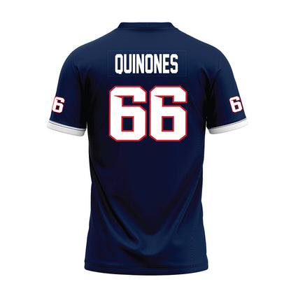 Fresno State - NCAA Football : Gino Quinones - Blue Premium Football Jersey-1