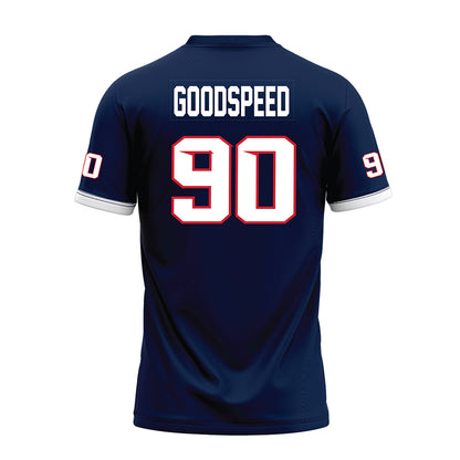 Fresno State - NCAA Football : Logan Goodspeed - Blue Premium Football Jersey-1