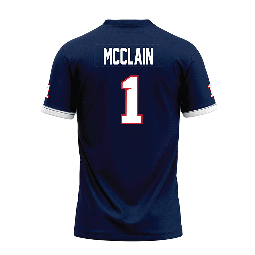 Fresno State - NCAA Football : Jahlil McClain - Blue Premium Football Jersey-1