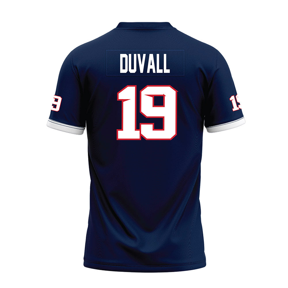 Fresno State - NCAA Football : Harold Duvall - Blue Premium Football Jersey-1