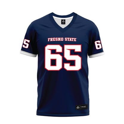 Fresno State - NCAA Football : Jonah Leaupepetele - Blue Premium Football Jersey-0