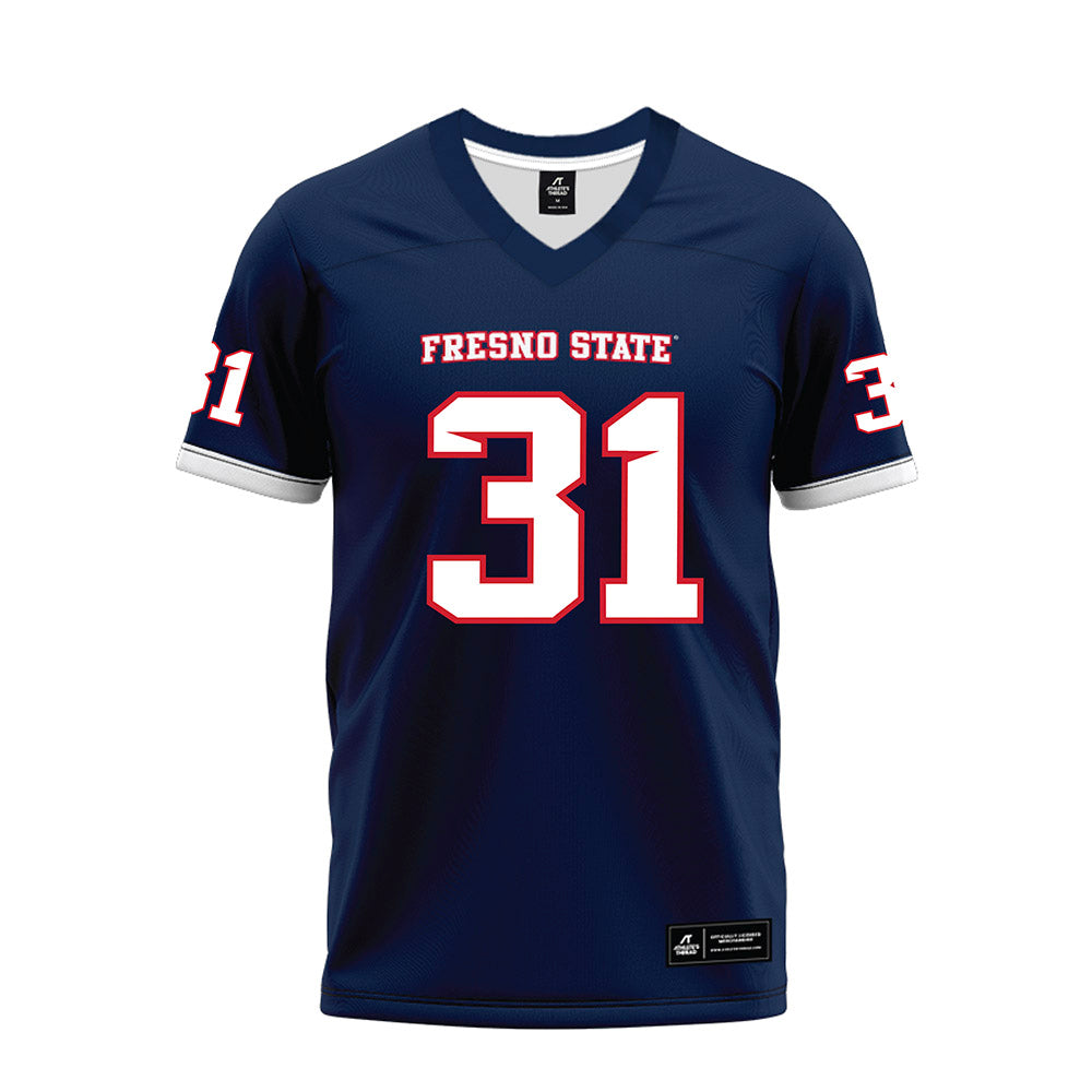 Fresno State - NCAA Football : Brandon Ramirez - Blue Premium Football Jersey-0
