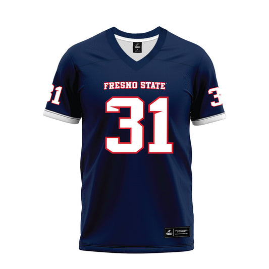 Fresno State - NCAA Football : Brandon Ramirez - Blue Premium Football Jersey-0