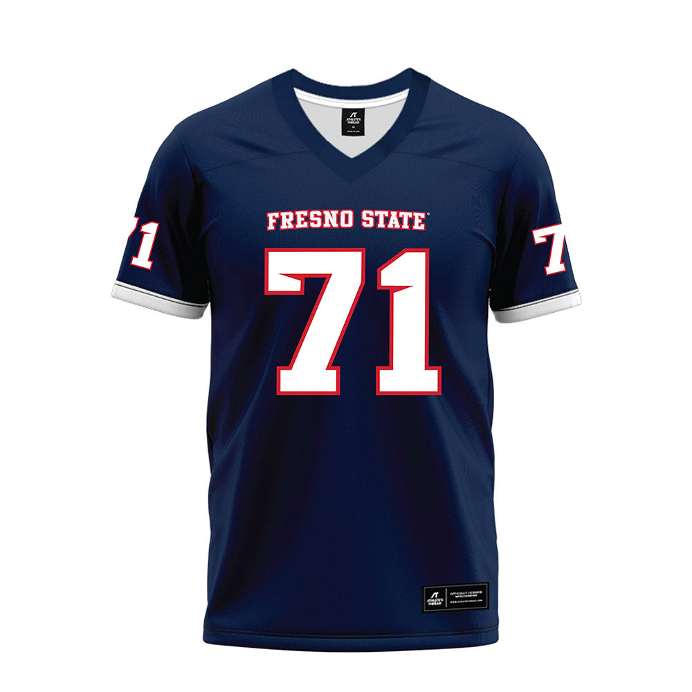 Fresno State - NCAA Football : Rolan Fullwood - Blue Premium Football Jersey-0