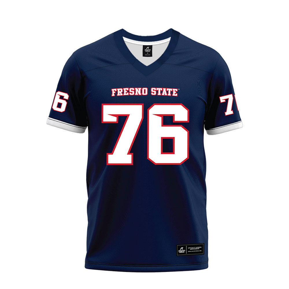 Fresno State - NCAA Football : Brayden Walton - Blue Premium Football Jersey-0