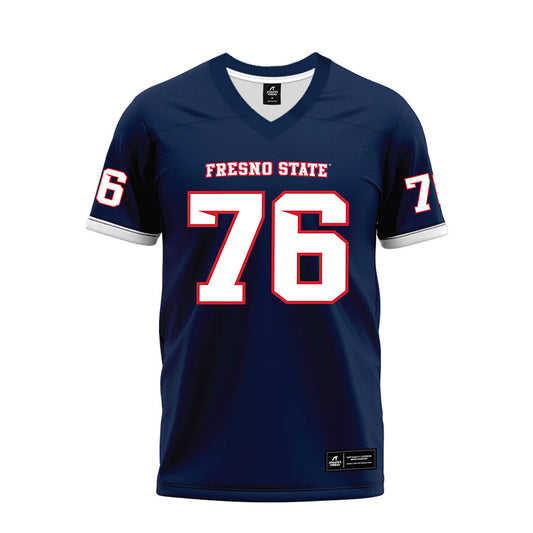 Fresno State - NCAA Football : Brayden Walton - Blue Premium Football Jersey-0