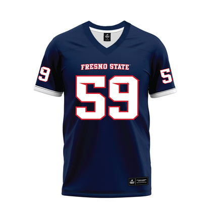 Fresno State - NCAA Football : Alex Rivera - Blue Premium Football Jersey-0