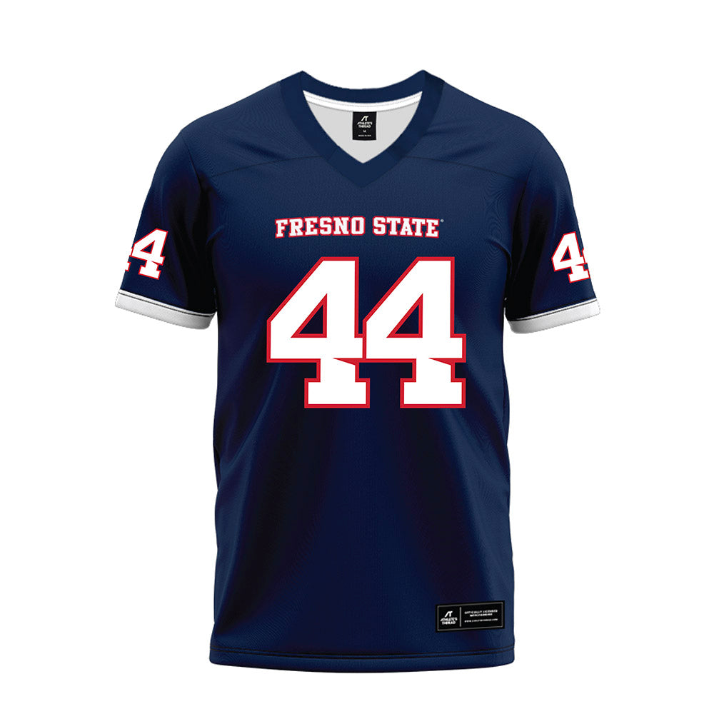 Fresno State - NCAA Football : Bo Ausmus Ausmus - Blue Premium Football Jersey-0