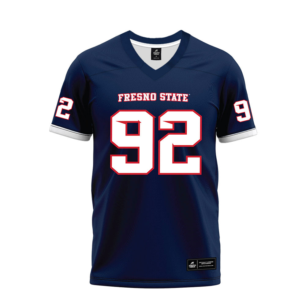 Fresno State - NCAA Football : Luke Averell - Blue Premium Football Jersey-0