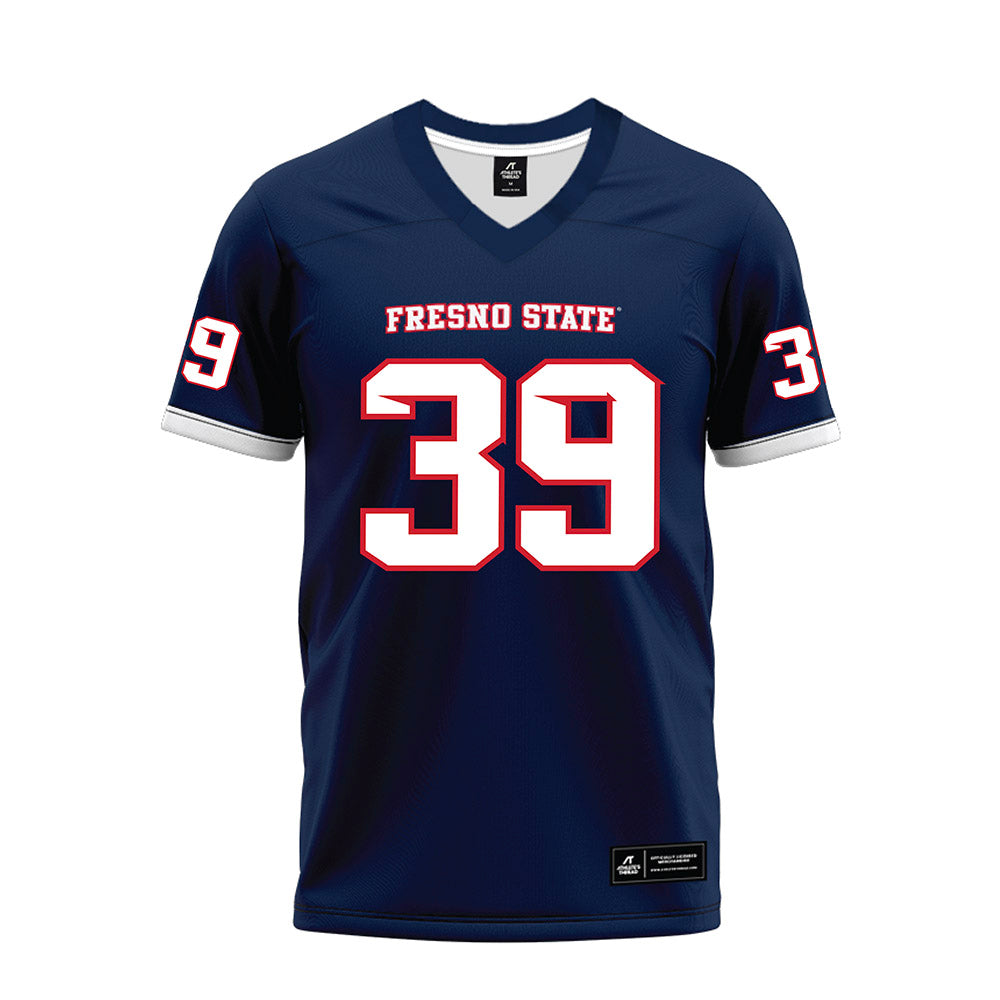 Fresno State - NCAA Football : Chase Perino - Blue Premium Football Jersey-0