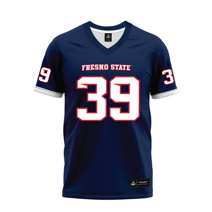 Fresno State - NCAA Football : Chase Perino - Blue Premium Football Jersey-0