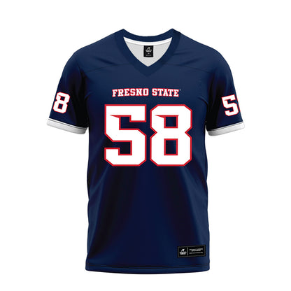 Fresno State - NCAA Football : Efren Siuloa - Blue Premium Football Jersey-0