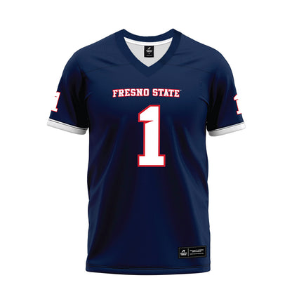 Fresno State - NCAA Football : Jahlil McClain - Blue Premium Football Jersey-0