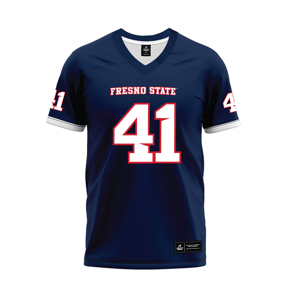 Fresno State - NCAA Football : Andrew Chavez - Blue Premium Football Jersey-0