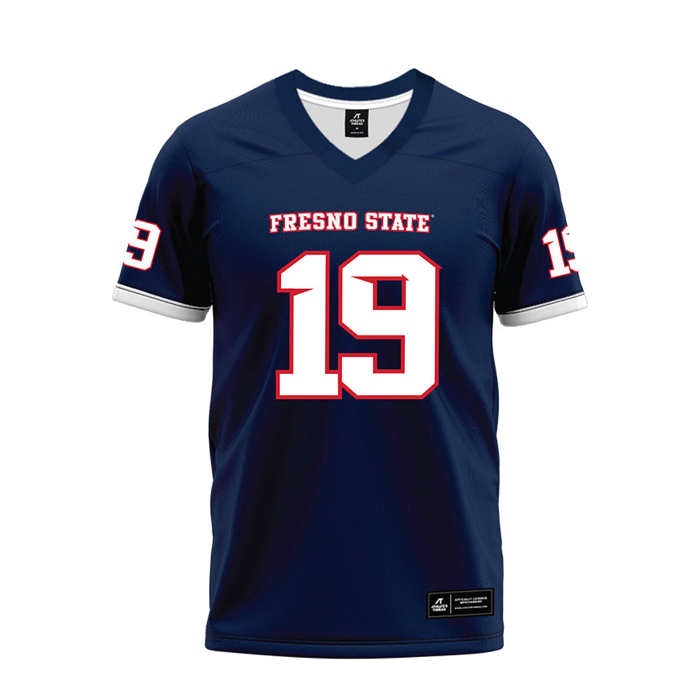 Fresno State - NCAA Football : Harold Duvall - Blue Premium Football Jersey-0