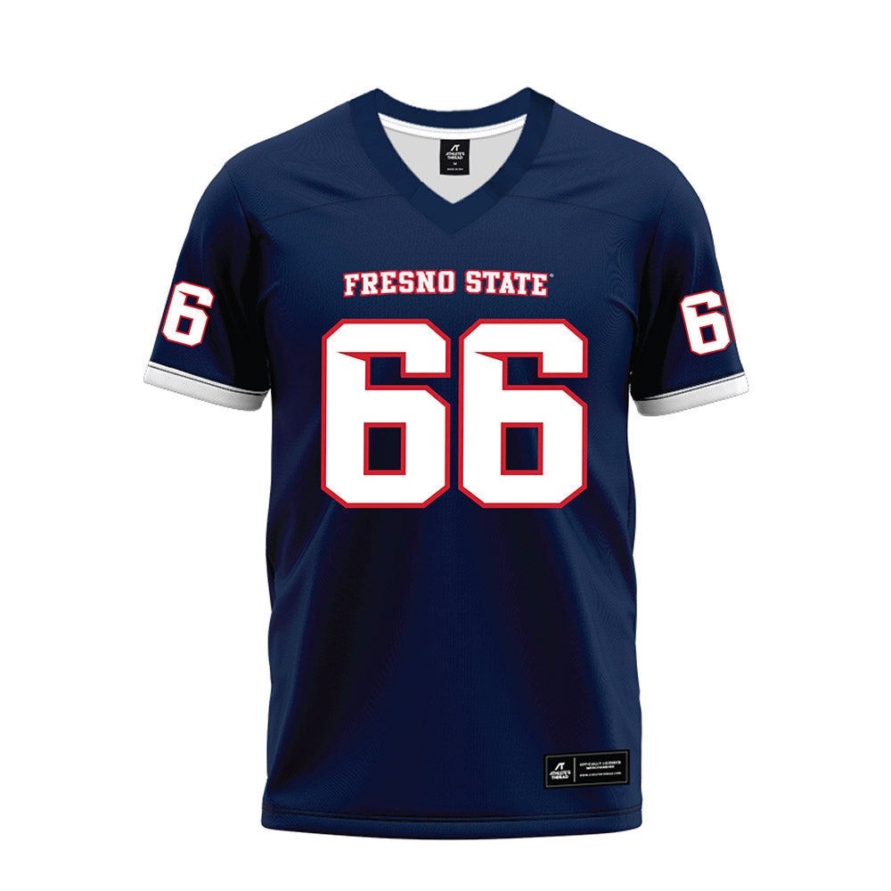 Fresno State - NCAA Football : Gino Quinones - Blue Premium Football Jersey-0