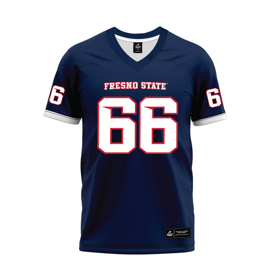 Fresno State - NCAA Football : Gino Quinones - Blue Premium Football Jersey-0