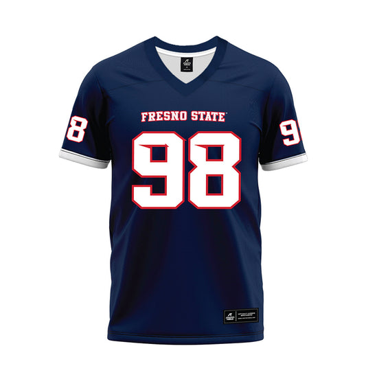 Fresno State - NCAA Football : Steven Scott III - Blue Premium Football Jersey-0