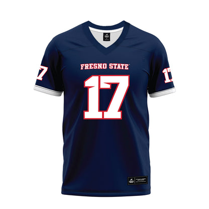 Fresno State - NCAA Football : Jonavon Darrington - Blue Premium Football Jersey-0