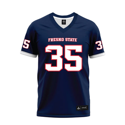 Fresno State - NCAA Football : Sebastien Boydell - Blue Premium Football Jersey-0