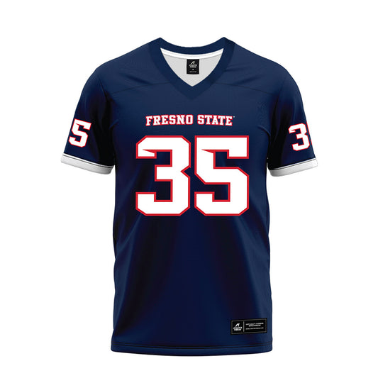 Fresno State - NCAA Football : Sebastien Boydell - Blue Premium Football Jersey-0