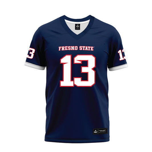 Fresno State - NCAA Football : Jacob Chambers - Blue Premium Football Jersey-0