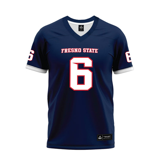 Fresno State - NCAA Football : Jahzon Jacks - Blue Premium Football Jersey-0