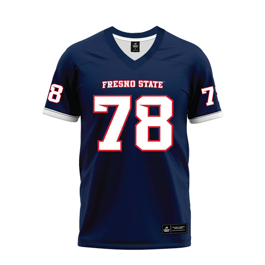 Fresno State - NCAA Football : Marquise Thorpe-Taylor - Blue Premium Football Jersey-0