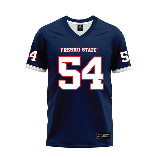 Fresno State - NCAA Football : Sione Noa - Blue Premium Football Jersey-0