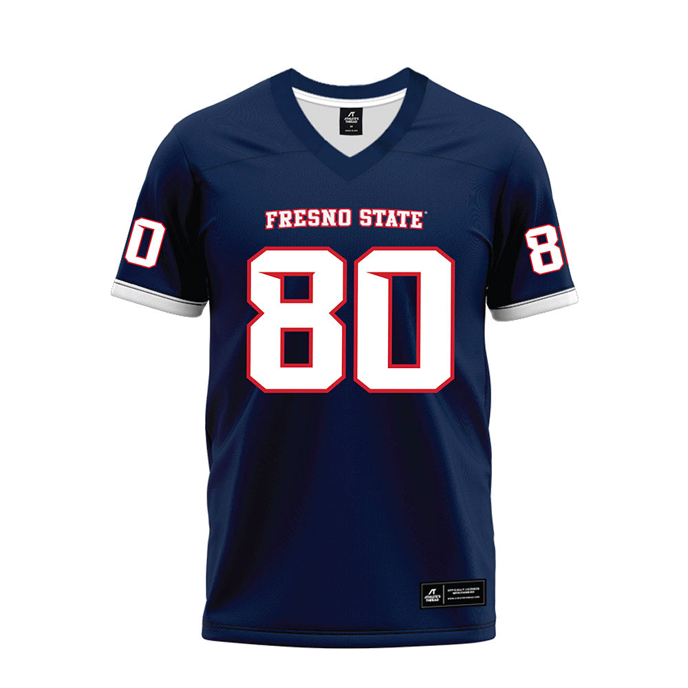 Fresno State - NCAA Football : Jaylen Garrison - Blue Premium Football Jersey-0