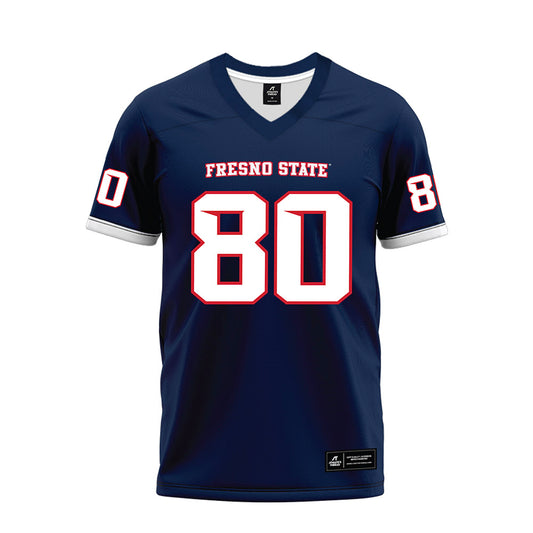 Fresno State - NCAA Football : Jaylen Garrison - Blue Premium Football Jersey-0