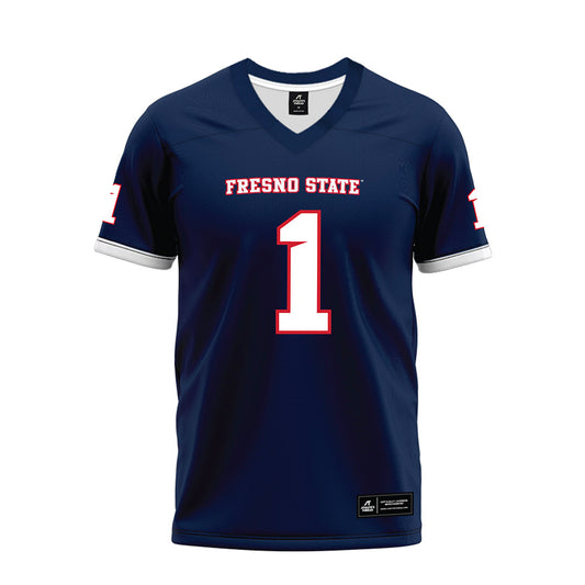 Fresno State - NCAA Football : Jakari Embry - Blue Premium Football Jersey-0