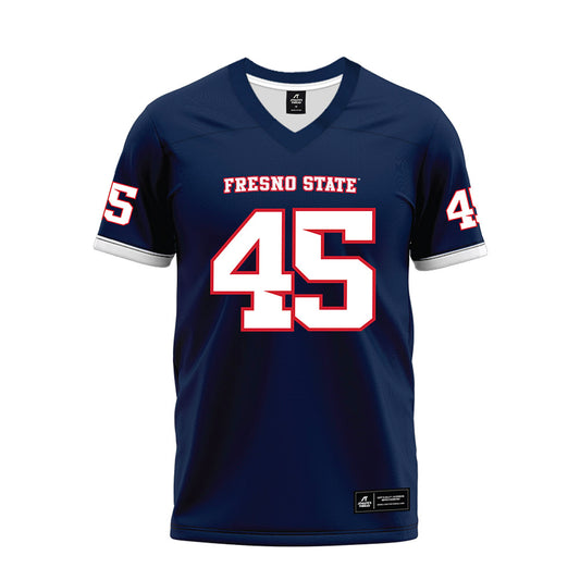 Fresno State - NCAA Football : Zephaniah Sesay - Blue Premium Football Jersey-0