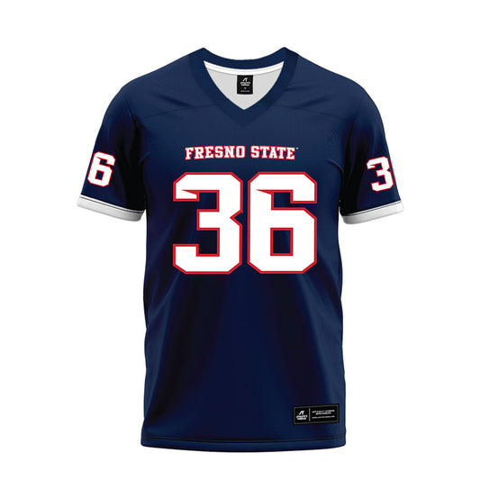 Fresno State - NCAA Football : Tommy Nix - Blue Premium Football Jersey
