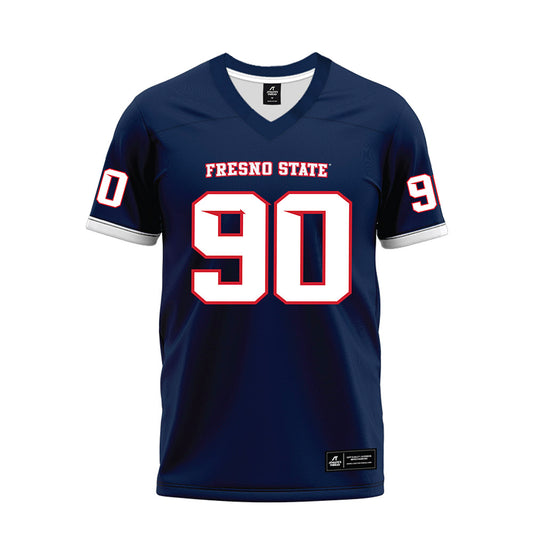 Fresno State - NCAA Football : Cooper Willoughby - Blue Premium Football Jersey-0