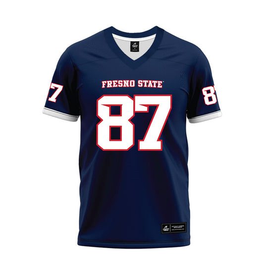 Fresno State - NCAA Football : Jake Appleget - Blue Premium Football Jersey-0