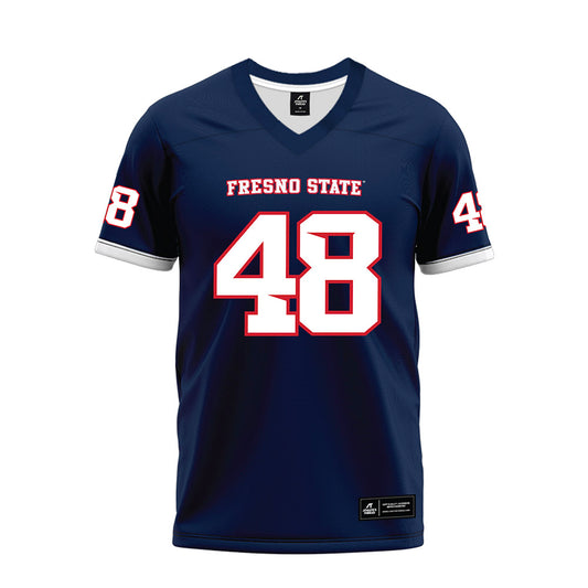 Fresno State - NCAA Football : Niko Baumgartner - Blue Premium Football Jersey-0
